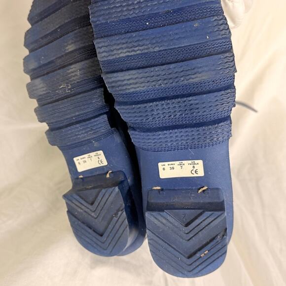 Barbour Womens Bede Snow Wellingtons Mid Calf Winter‎ Waterproof Boots Navy US 7 - Picture 6 of 7